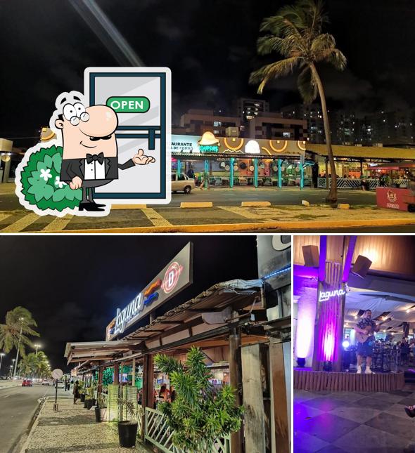 O exterior do Laguna