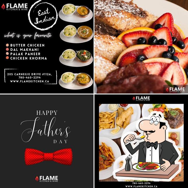 Platos en Flame Kitchen