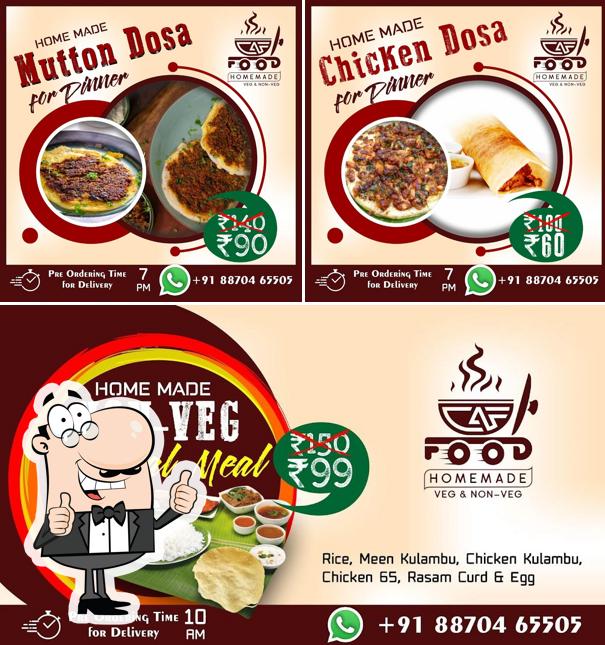 CA Homemade Food Delivery in Trichy, India Restaurant reviews