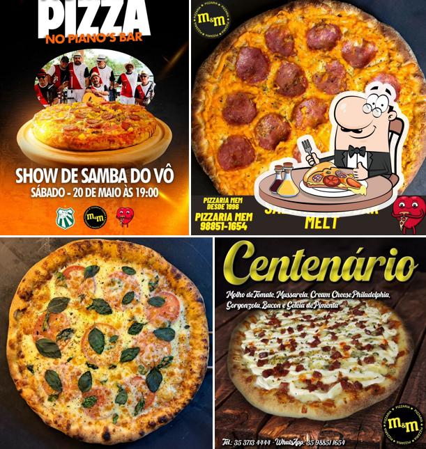 Experimente pizza no Pizzaria MeM - Desde 1996