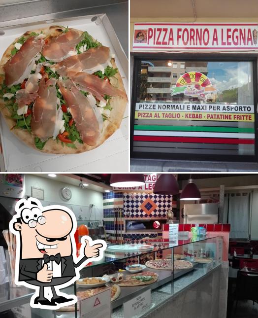 Guarda la immagine di Pizzeria Trancio D'Oro Kebab pizza per asporto