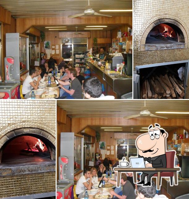 Gli interni di Pizzeria del Borgo