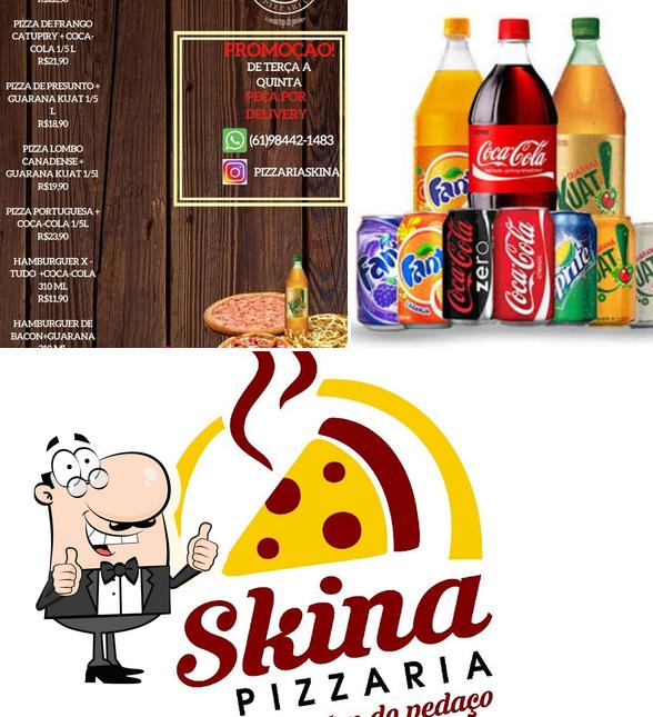 Look at the pic of Skina pizzaria