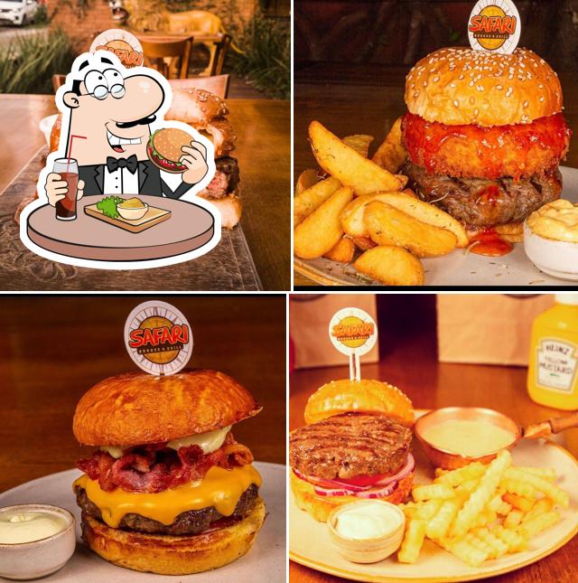 Safari Burger & Grill provê uma variedade de opções para os amantes dos hambúrgueres