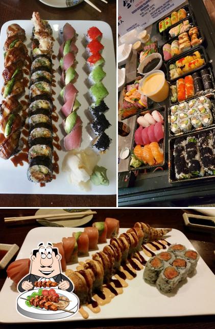 Food at Wasabi Japanese Steakhouse & Sushi Bar