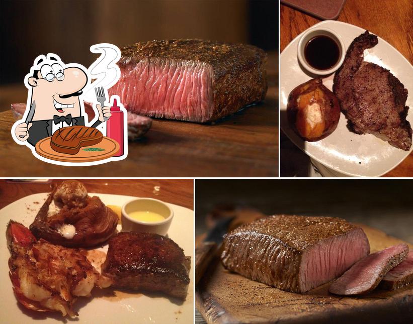 Try out meat dishes at Outback Steakhouse