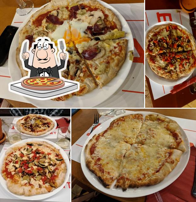 Pick pizza at Bocca Braseria restaurant