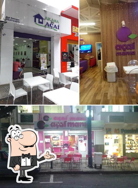 O interior do Açaí Mania