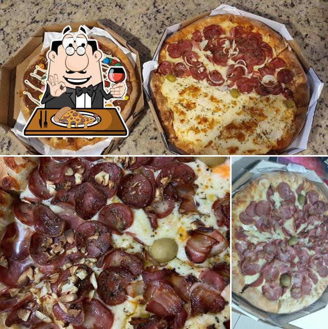 Consiga diferentes variedades de pizza