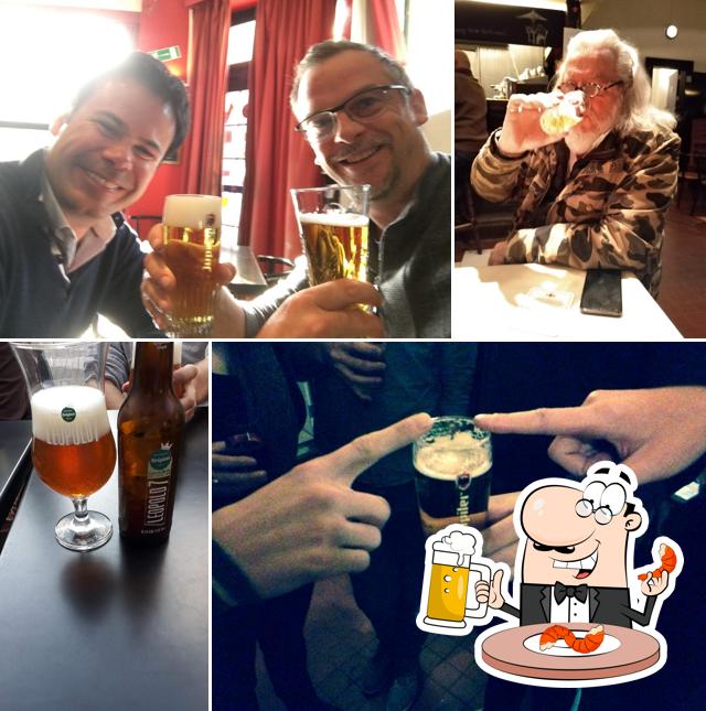 Commandez une pinte de bière blonde ou brune