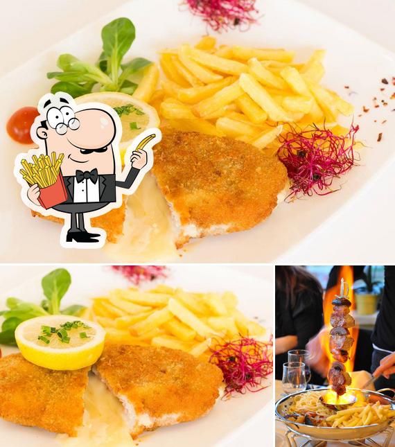 Prova a prendere le patatine fritte a GASTHOF ZUM ANKER - Catering, Partyservice, Fondue Chinoise, Filet auf heissem Stein