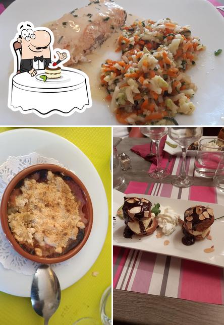 Restaurant Le Petit Marmiton Sainte Maure de Touraine sert une sélection de desserts
