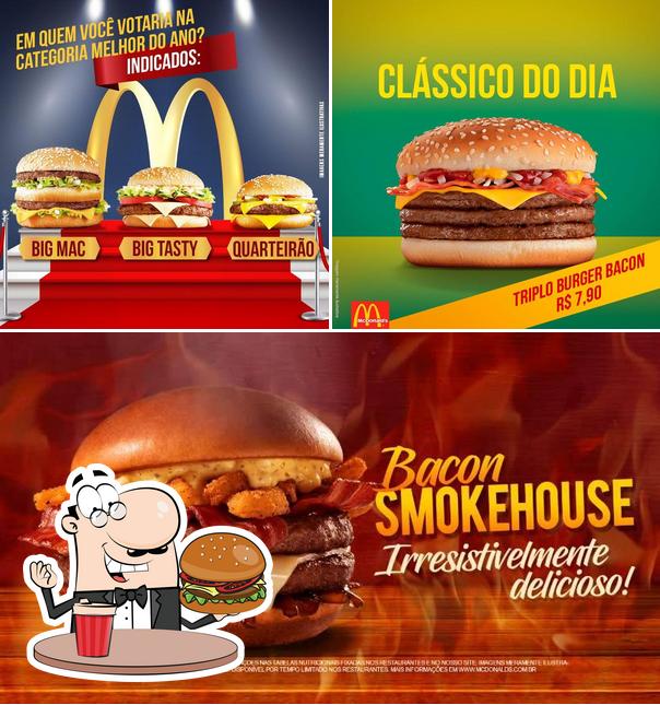 Peça um hambúrguer no McDonald's Frosty