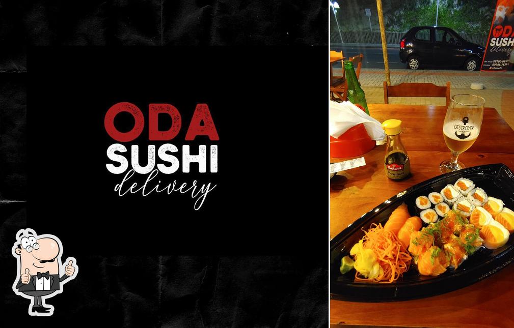 Look at this picture of Oda Sushi Delivery