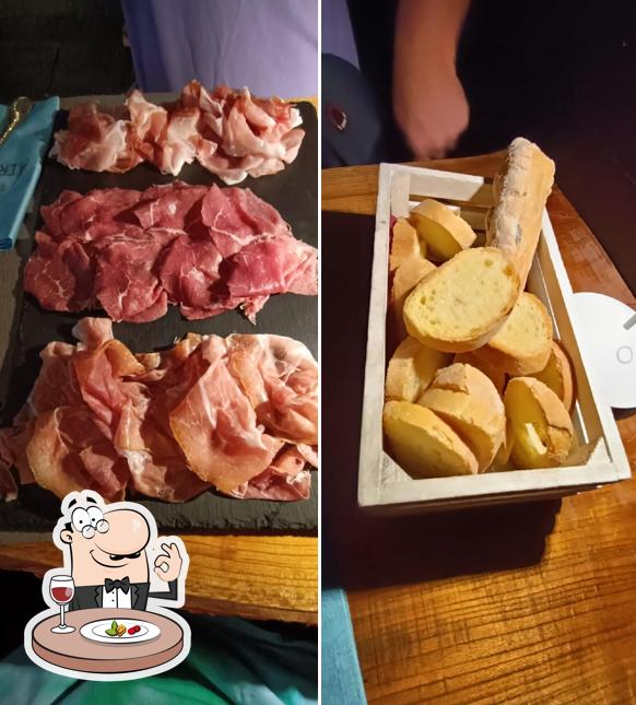 Cibo al Osteria dai Crudi