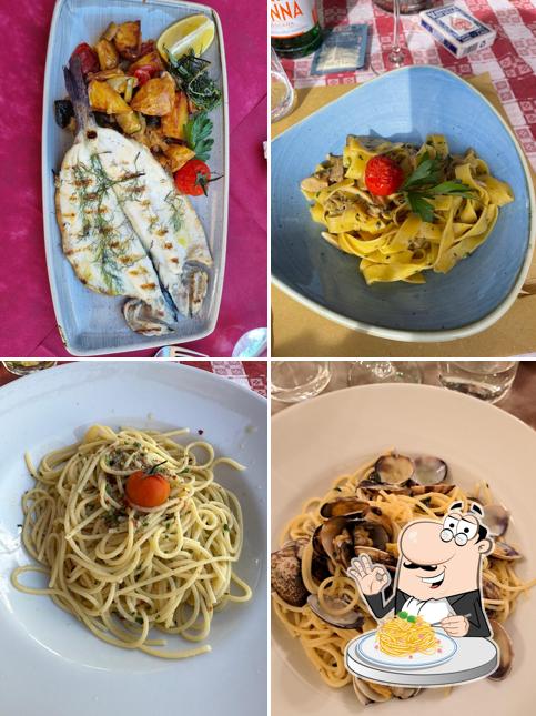 Spaghetti alla carbonara al Ristorante Luna