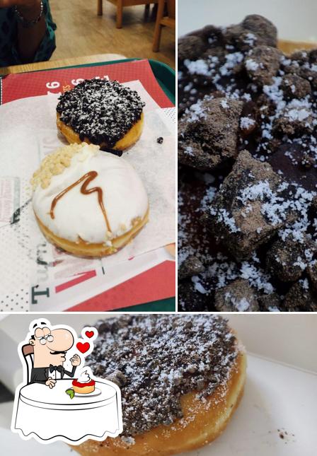 Krispy Kreme offers a selection of desserts
