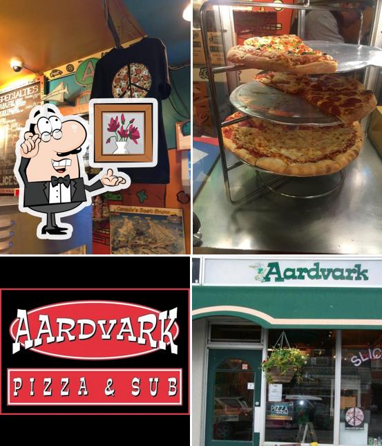 El interior de Aardvark Pizza & Sub