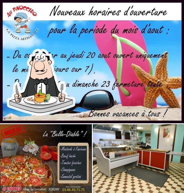 Nourriture à "Ah pinocchiO" Pizzeria