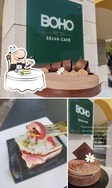 BOHO Selva Cafè propone un'ampia varietà di dessert