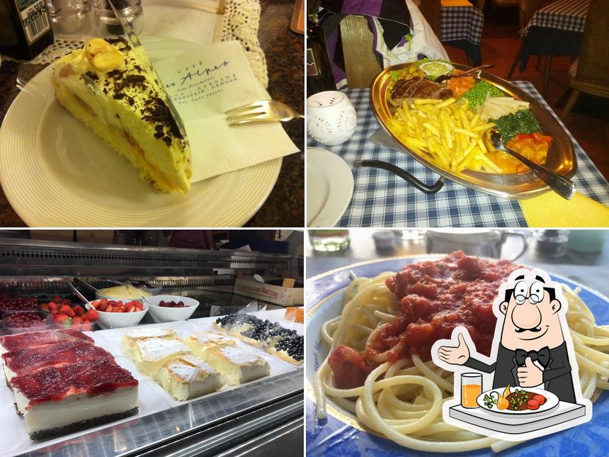 Cibo al Bar Des Alpes
