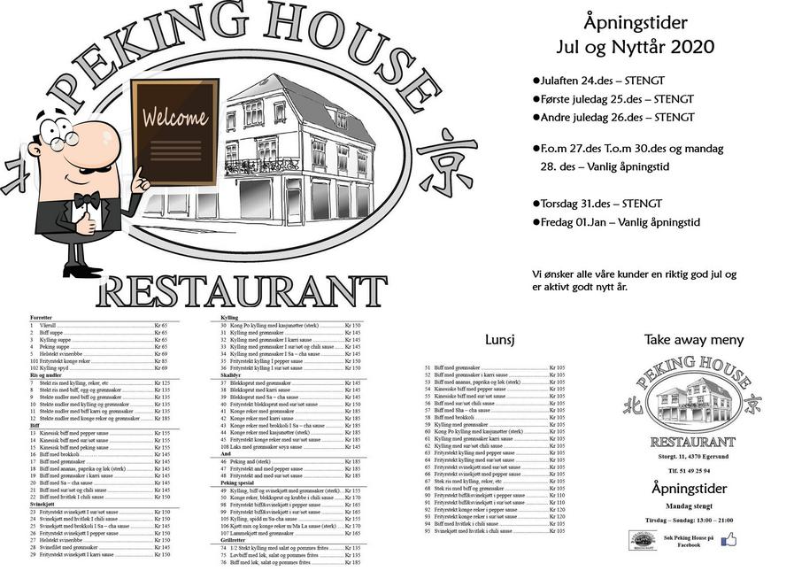Peking House Egersund, Egersund Chinese restaurant menu and reviews