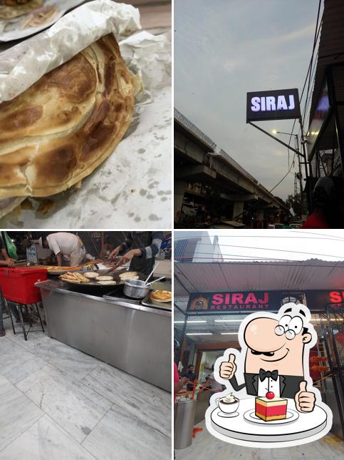 सिराज होटल provides a selection of sweet dishes