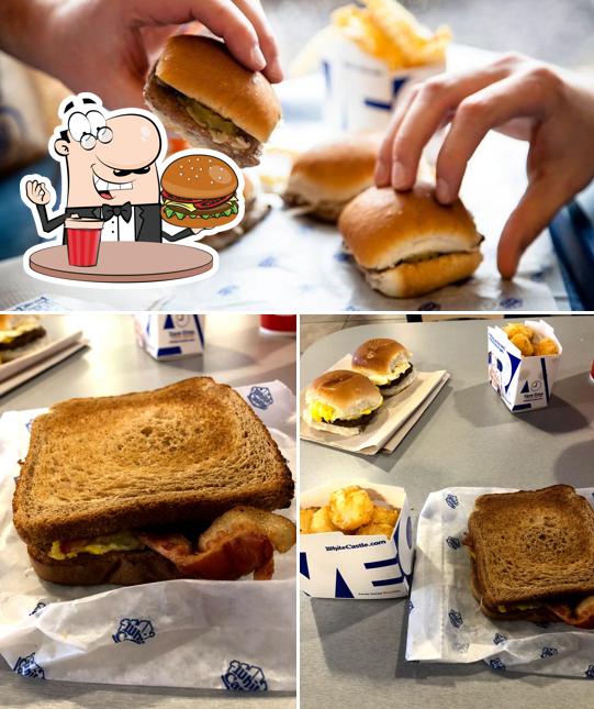 Order a burger at White Castle