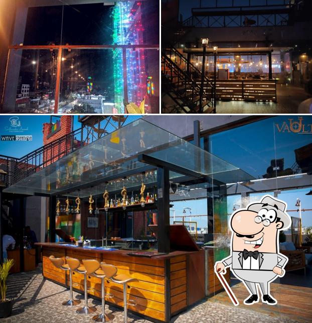 Check out how The Vault Disc & Lounge Lucknow looks outside