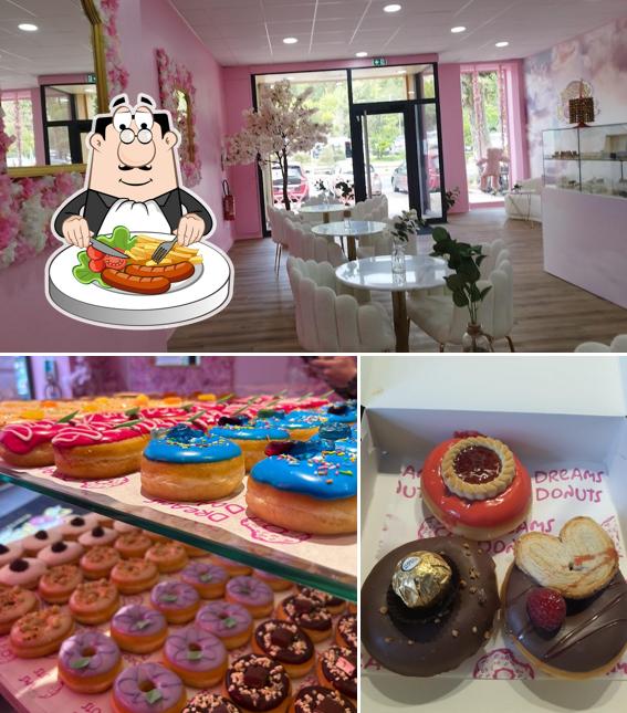 L’image de la nourriture et intérieur concernant Dreams Donuts