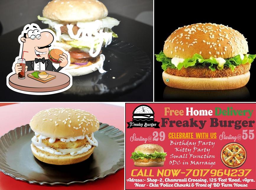 Treat yourself to a burger at Freaky Burger