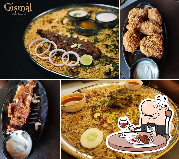 Gismat Jail Mandi Restaurant serves meat dishes