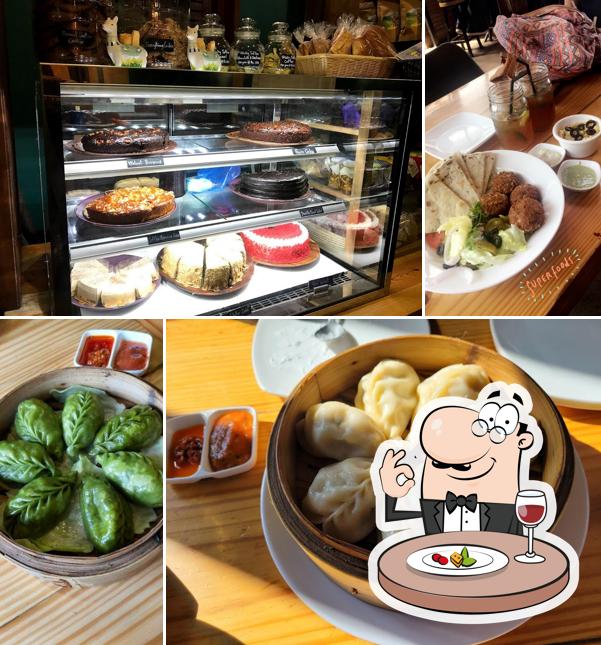 Food at Little Llama Cafe