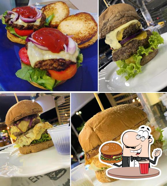 Os hambúrgueres do O Chefe Hamburgueria irão satisfazer diferentes gostos