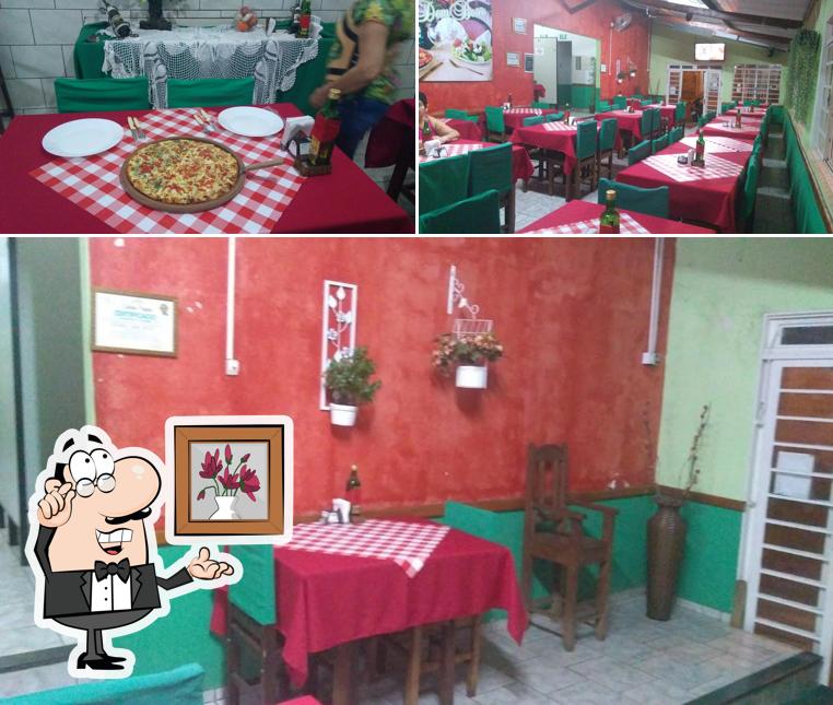 O interior do Pizzaria Dom Bosco Delivery