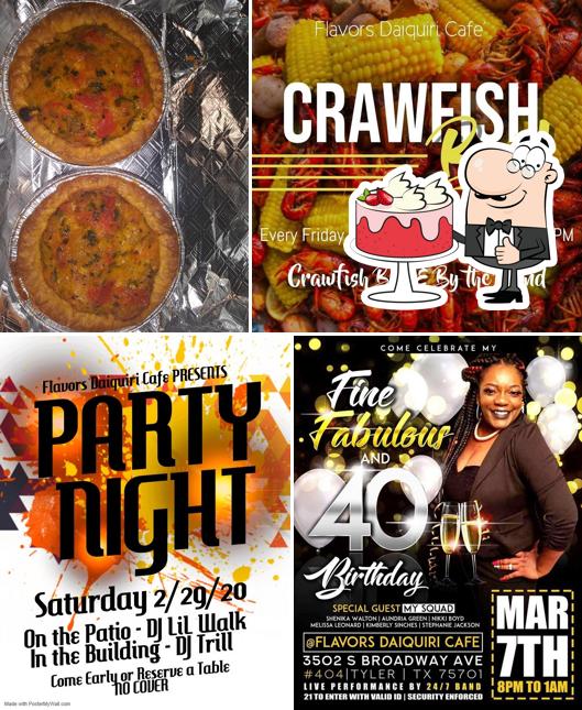 Flavors Daiquiri Cafe in Tyler Restaurant menu and reviews