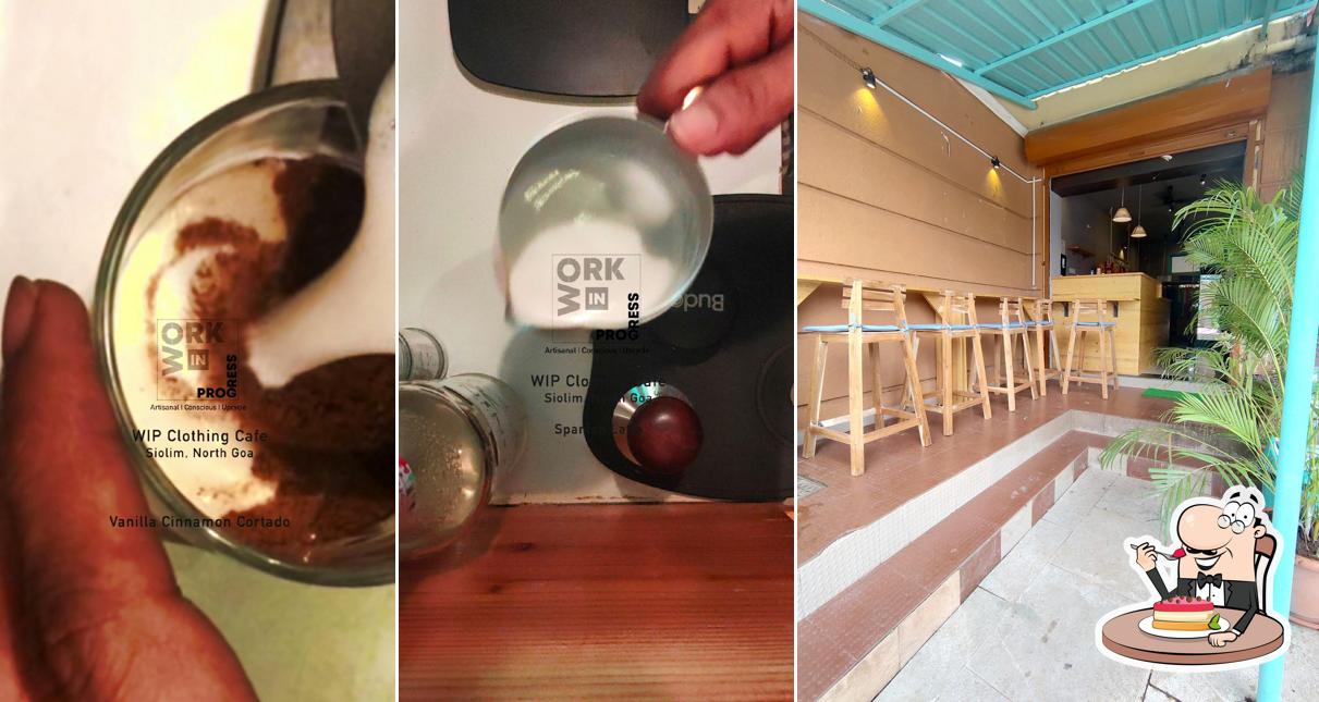WIP Clothing Cafe (Artisanal, Conscious, Upcycle) serves a number of desserts