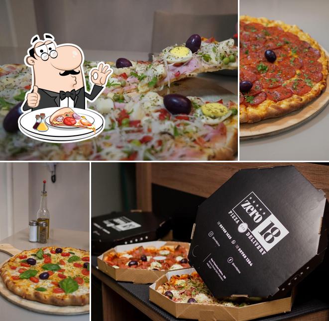 Experimente pizza no Zero 18 Pizzaria