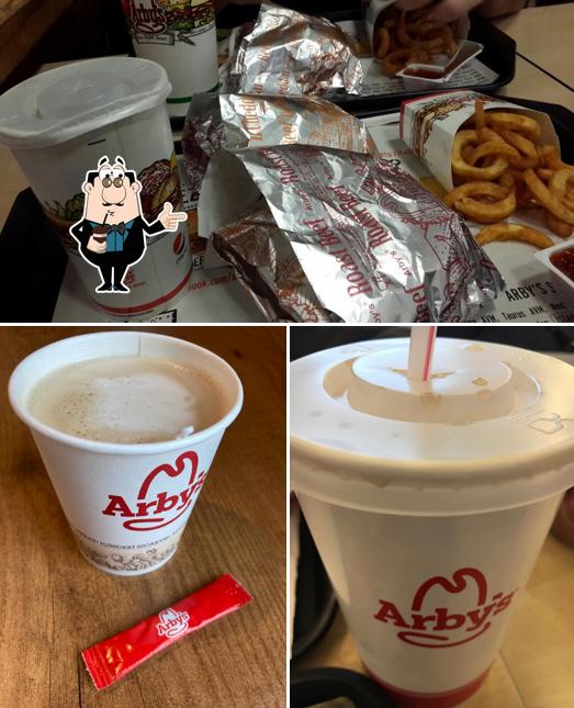 Enjoy a drink at Arby's