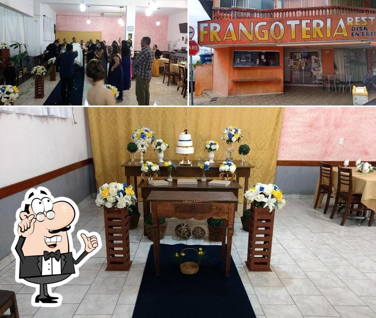 O interior do Frangoteria Petiscaria