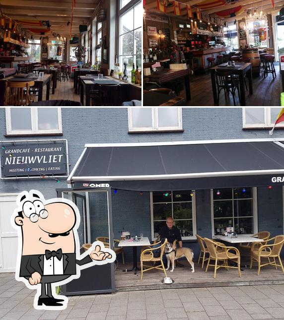 Die Inneneinrichtung von Grand Café Nieuwvliet