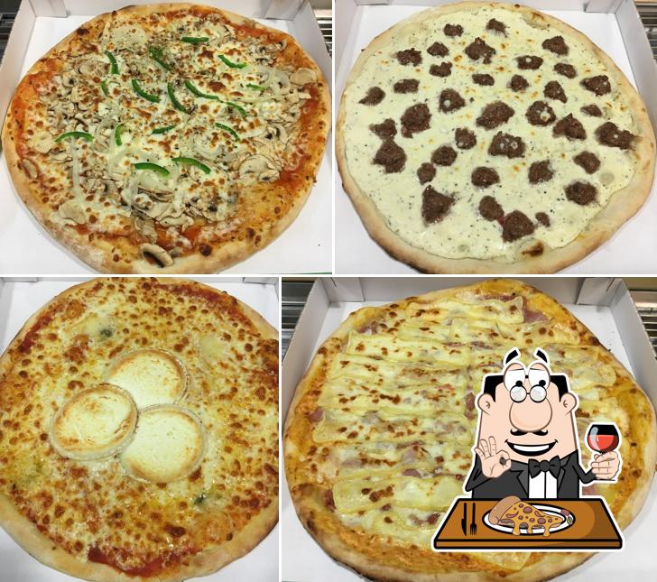 A Pizza Fiorantina, vous pouvez essayer des pizzas