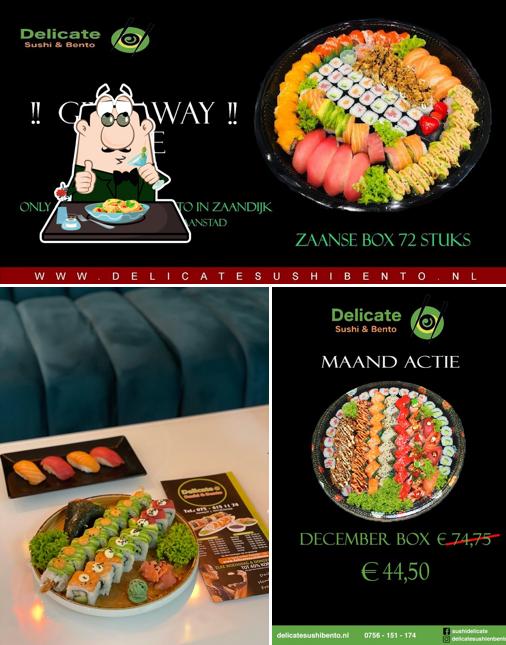 Food at Delicate Sushi & Bento Zaandijk