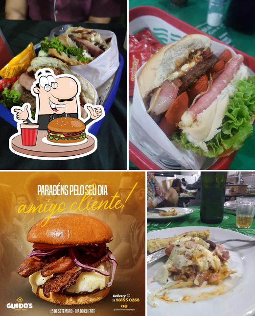 Hambúrguer em Guido's Lanches e Pizzas