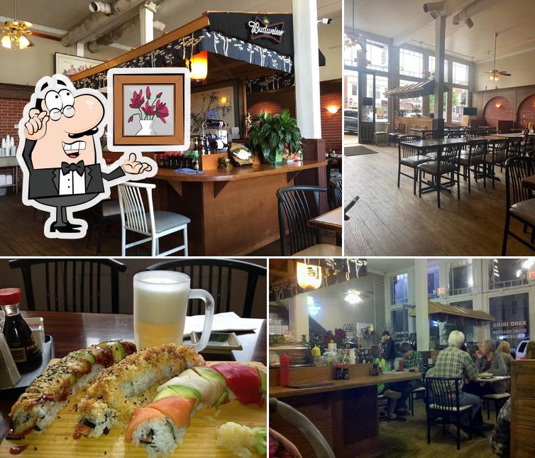El interior de Shima Sushi Bar and Grill