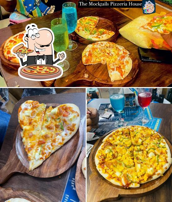 Pick pizza at The Mocktails pizzeria House