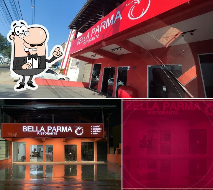 O exterior do BELLA PARMA EXPRESS BOITUVA