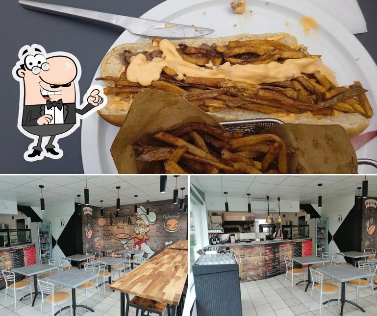 Food pizz burger