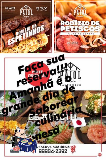 Sashimi em Paiol Hamburgueria/Resenha Acoustic Bar