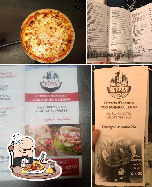 A Pizza della Piazza, puoi assaggiare una bella pizza